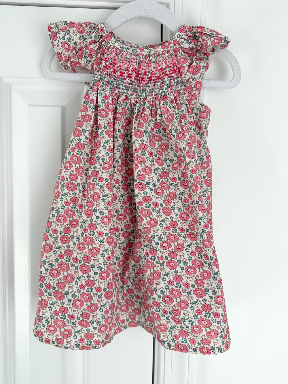 Smocked Flutter Sleeve Floral Sundress 2T NWOT